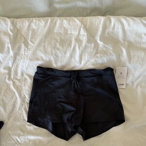 Athleta black Wavebreak Swim short shorts bottoms NWT